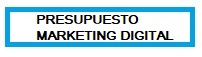 Presupuesto Marketing Digital Alicante
